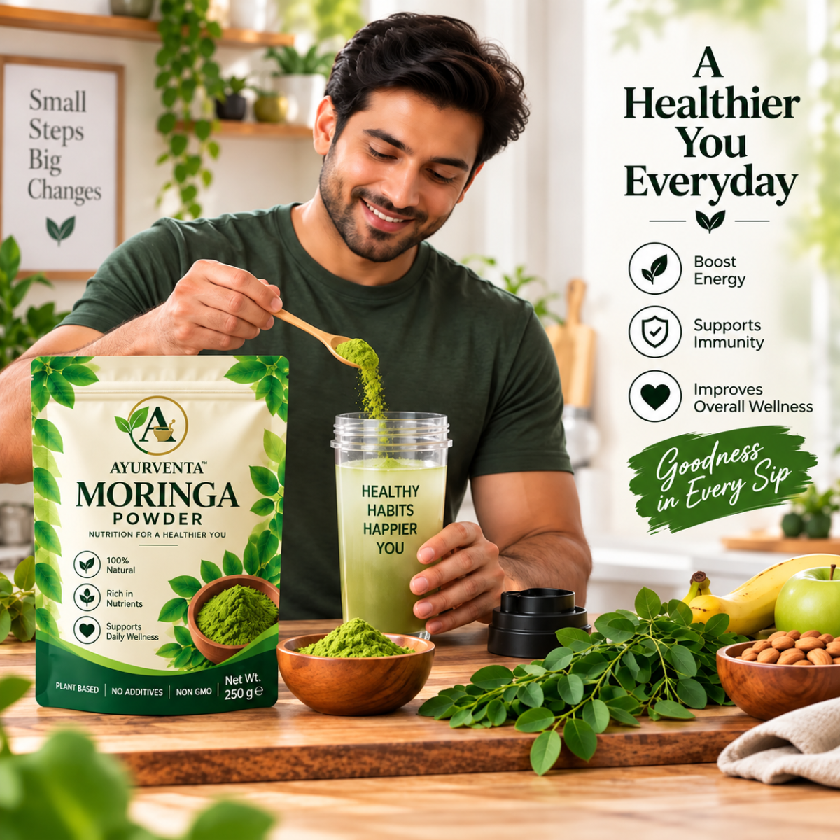 Ayurventa Moringa Powder – 250g - Image 3